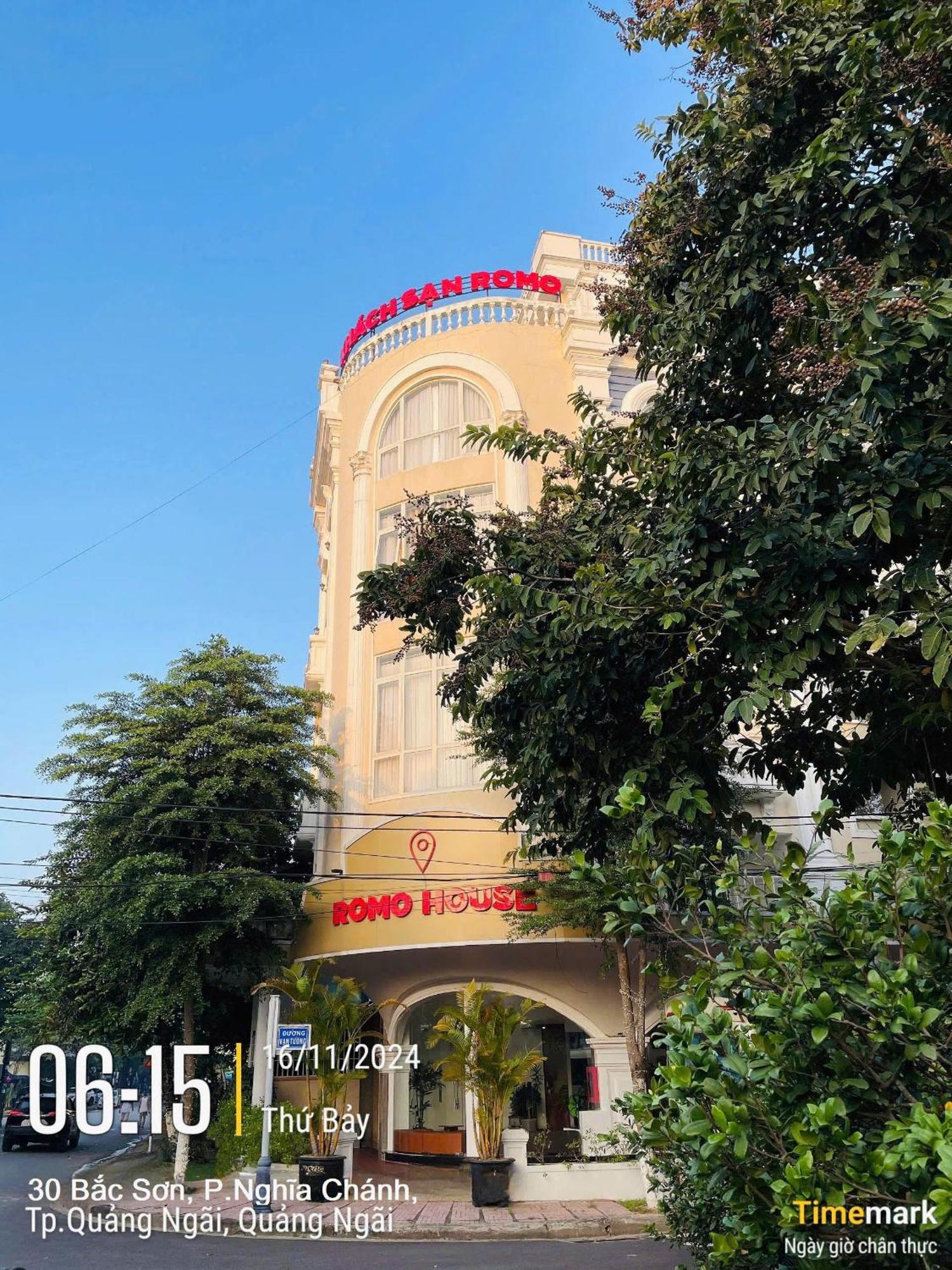 Khach San Romo Hotell Quảng Ngãi Eksteriør bilde